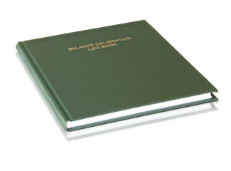 Balance Calibration Log Book